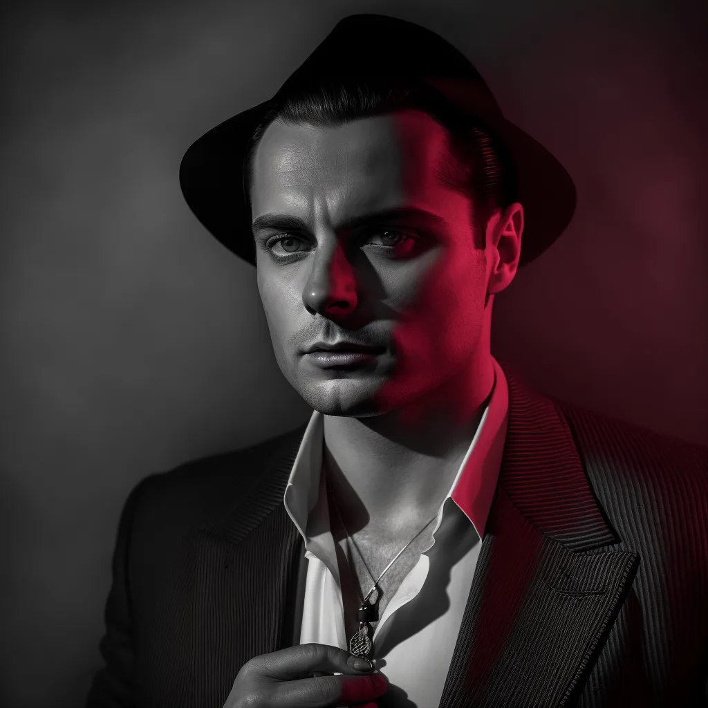https://s.mj.run/4vK5mkcB_tw film noir, hyper realistic photograph, portrait, masculine, --v 4