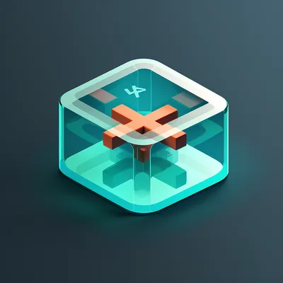https://s.mj.run/DeS5snhQV0E, isometric, glass, container --upbeta