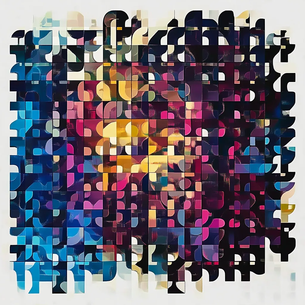 https://s.mj.run/Snx3dhHYUY0 data points, abstract, colorful