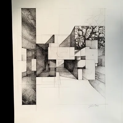 https://s.mj.run/xFzfOi-Z7Bg abstract opportunity, Architecture drawing, simple shapes