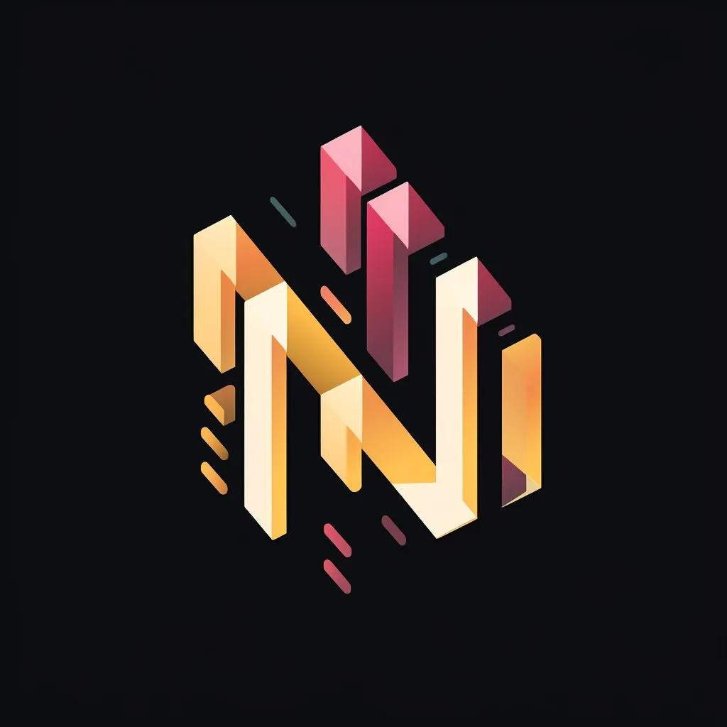 https://s.mj.run/fxdYYvRpbAs, letter N, logo, cube, isometric --upbeta