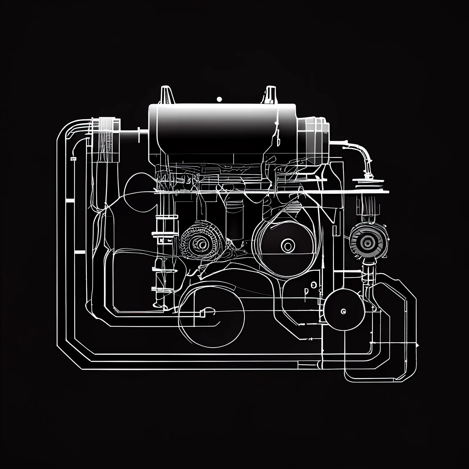 https://s.mj.run/TCiKupOzxN4 diagram, black background, white lines, memory efficient, fast, engine --upbeta