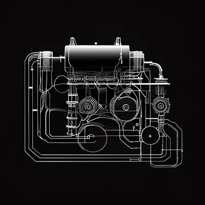 https://s.mj.run/TCiKupOzxN4 diagram, black background, white lines, memory efficient, fast, engine --upbeta