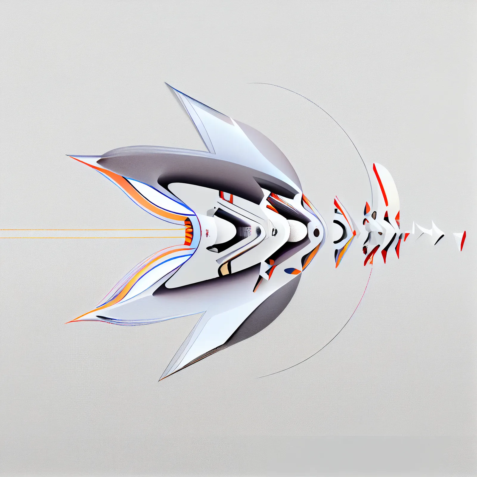 https://s.mj.run/OVVuVz6_75c digital futurism, white background --upbeta
