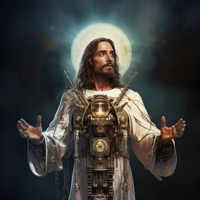 chatGPT as robot jesus --upbeta