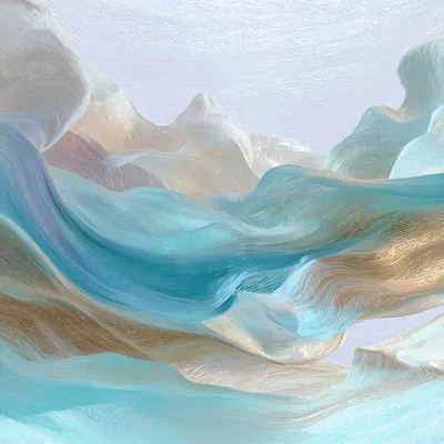 white background with exceptionally ethereal airy abstract flowing currents of Rosewood (#ED6363), Driftwood (#D4B3A7),