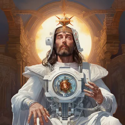 chatGPT as robot jesus --upbeta