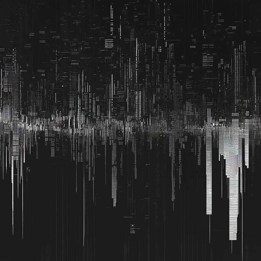 monochromatic ASCII art, it’s all tabular data
