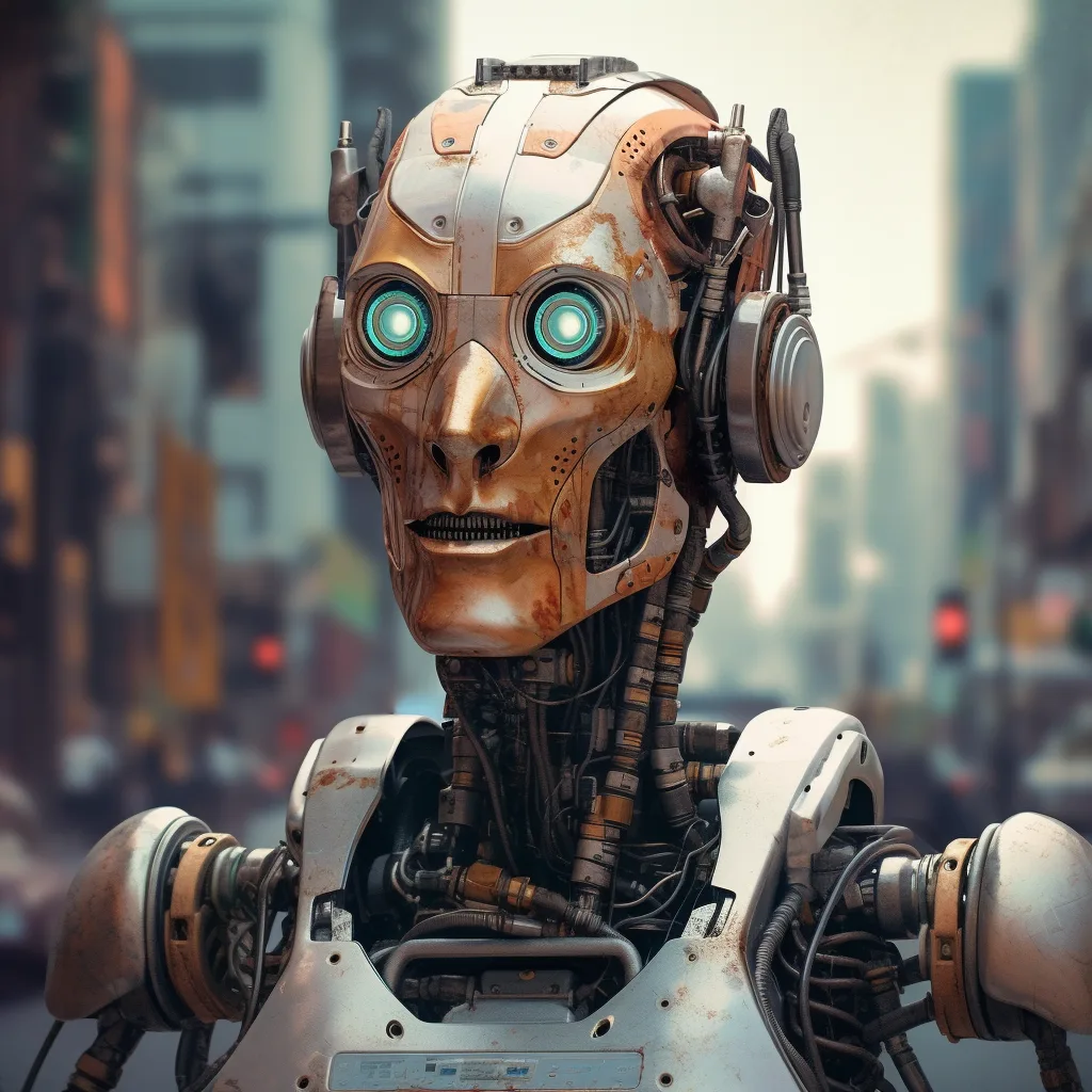 photo realistic, chatgpt, robot, photo --upbeta
