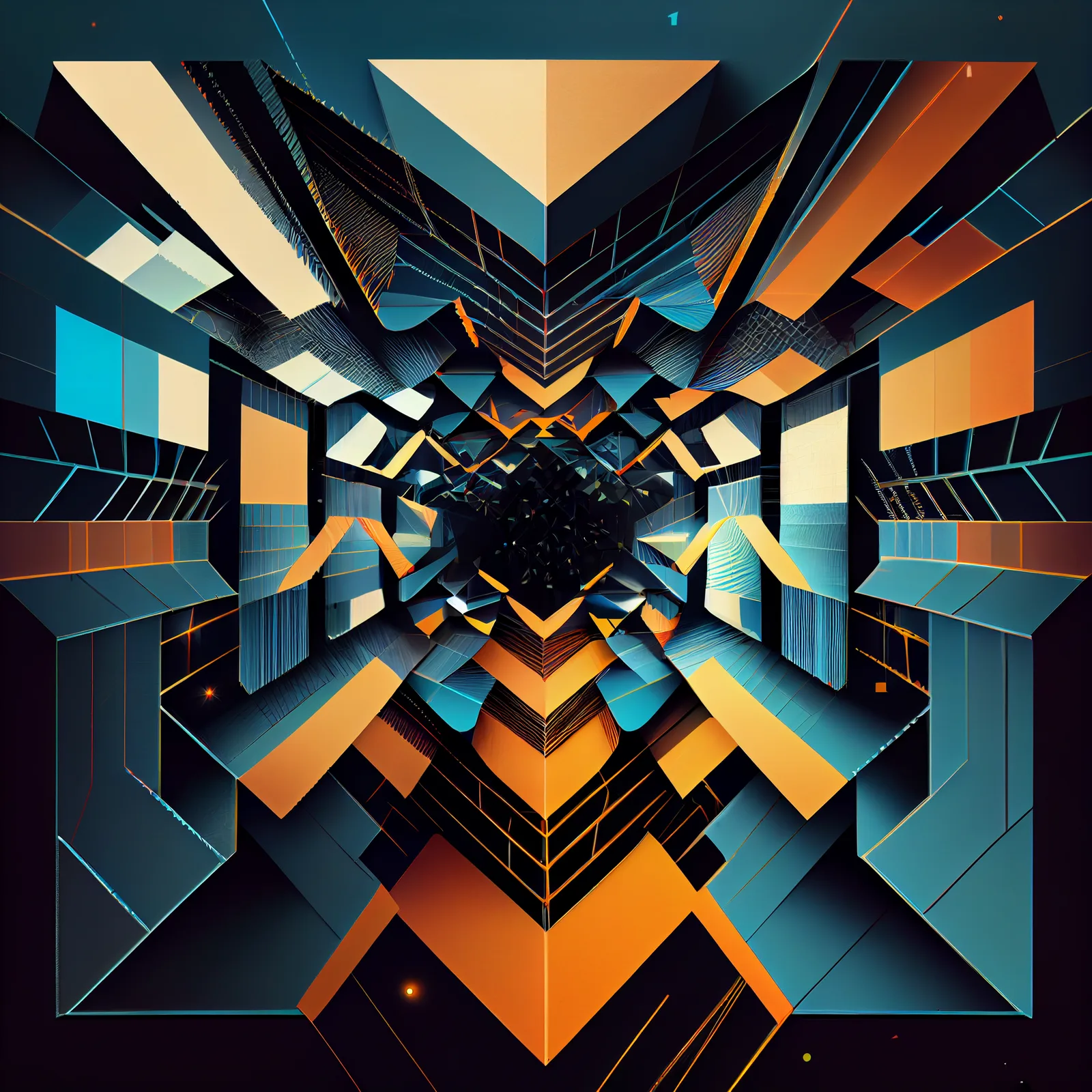 geometric digital futurism grid --upbeta