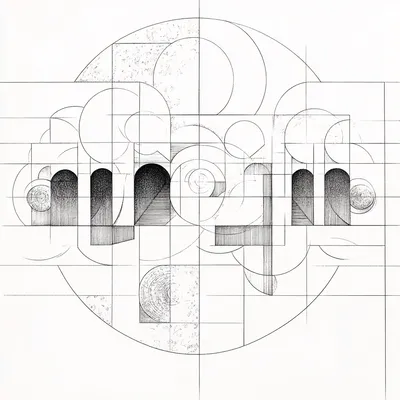 https://s.mj.run/HWS9Vh-5Tmk large upside, architecture drawing, elaborate, nebula, lines, simple shapes, complex