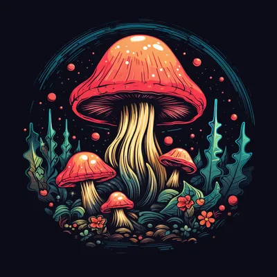magic mushroom logo --upbeta