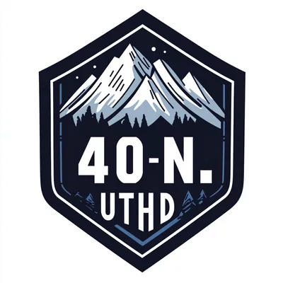 https://s.mj.run/ot_lGNv5NFQ Create a patch design with a simple, minimalist mountain illustration at the top, using smo