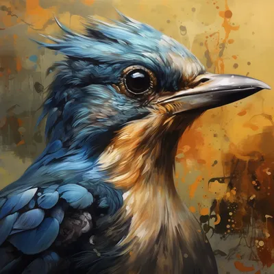 https://s.mj.run/j9HzVwgBKcU, portrait of a bird that is detail-oriented, volatile, collaborative, persistent, problem-s