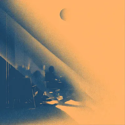 https://s.mj.run/EOWtC1-ZySo https://s.mj.run/jOZqrEKj-d8 airy halftone gradients, dithering, abstract, office with peop