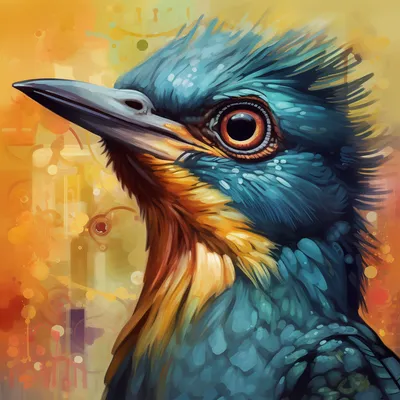https://s.mj.run/Dt5VUB7Ofi0, portrait of a bird that is detail-oriented, Hyper-Meticulous, Ultra-Collaborative, Super-P