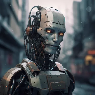 photo realistic, chatgpt, robot, photo --upbeta