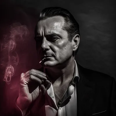 https://s.mj.run/4vK5mkcB_tw very old mafia boss, smoking, black and white photo, evil, --v 4