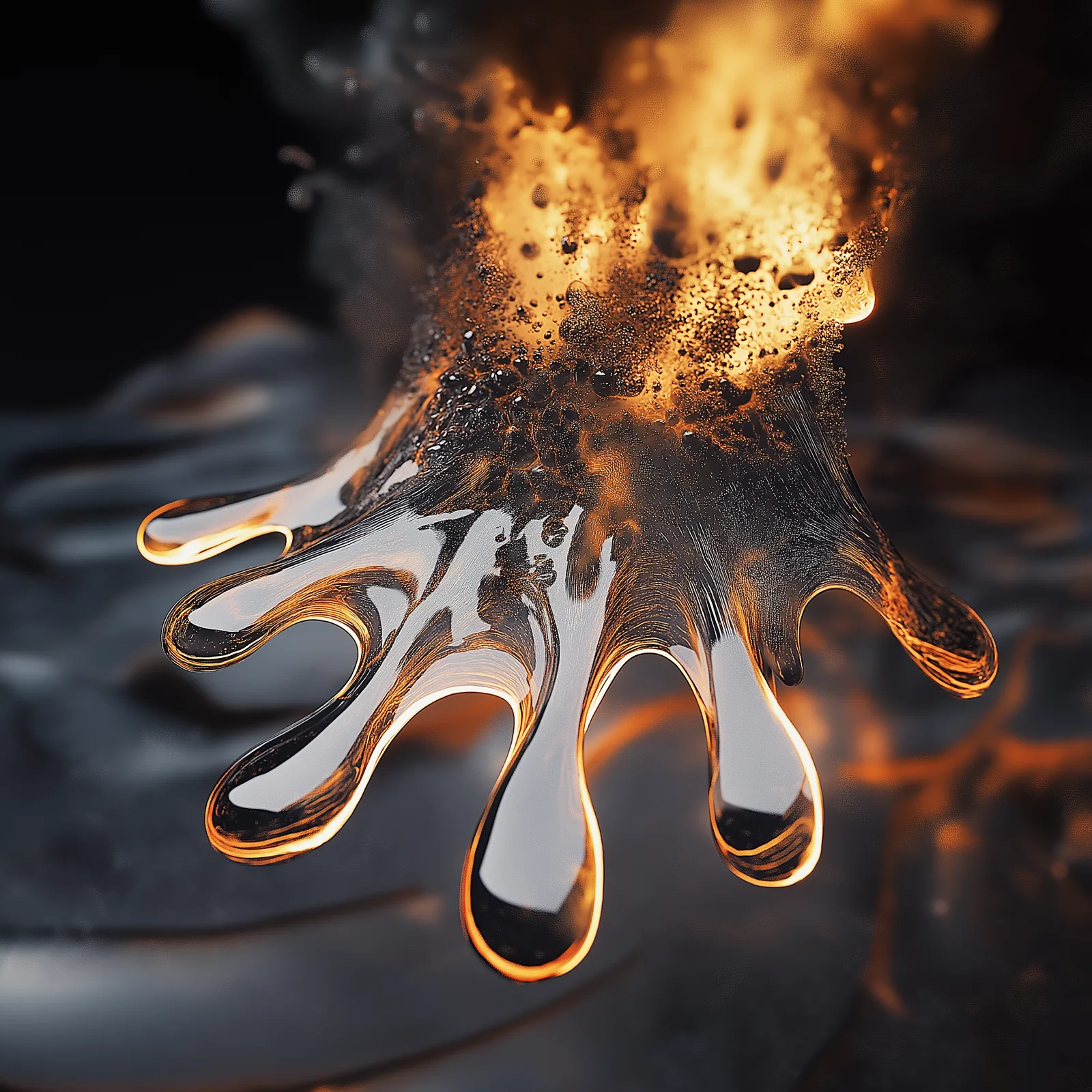 https://s.mj.run/FnvsFf7TrAk liquid metal fire --v 6.1