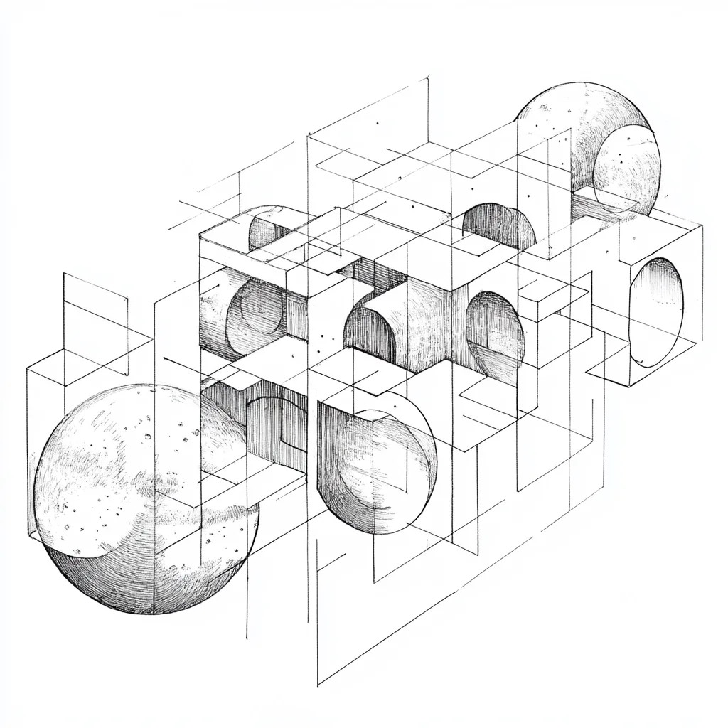 https://s.mj.run/HWS9Vh-5Tmk architecture drawing, elaborate, nebula, lines, simple shapes, complex