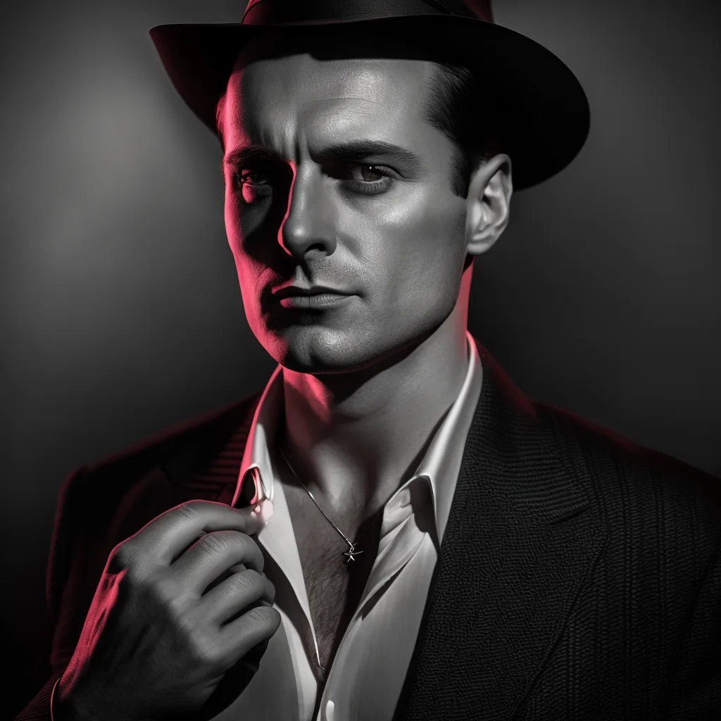 https://s.mj.run/4vK5mkcB_tw film noir, hyper realistic photograph, portrait, masculine, --v 4