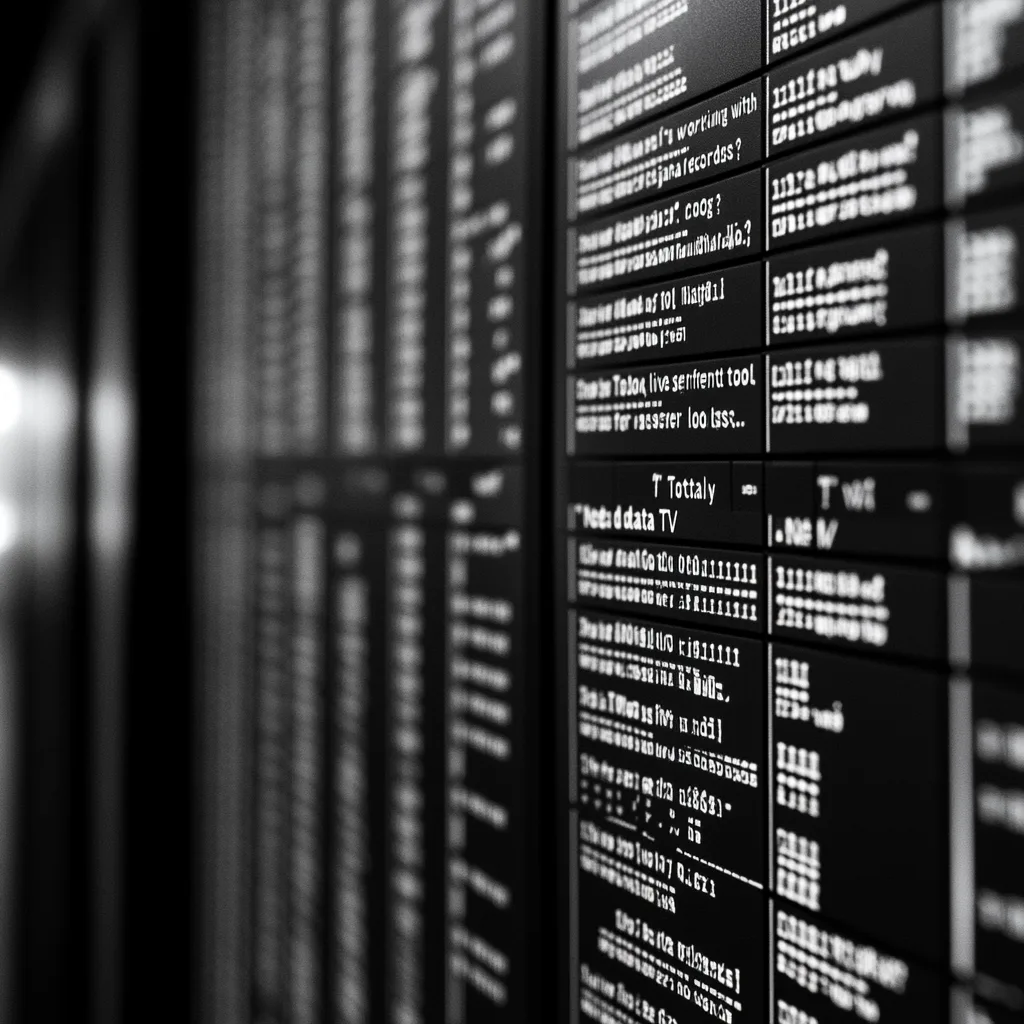 monochromatic ASCI art, It's All Tabular Data The data world loves complexity. Static data. Streaming data. Real-time da