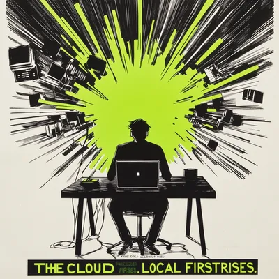 *A striking Russian Constructivist-style propaganda poster in black, white, and neon green (24FE86). At the center, a lo
