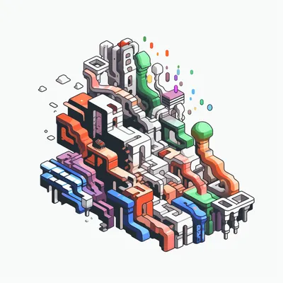 https://s.mj.run/_5-0UO3qG_M, pixel art, development, 8-bit, white background --upbeta