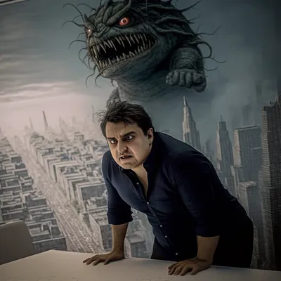 https://s.mj.run/dkcfEG5KCYs as a menacing monster climbing the empire state building, --v 4