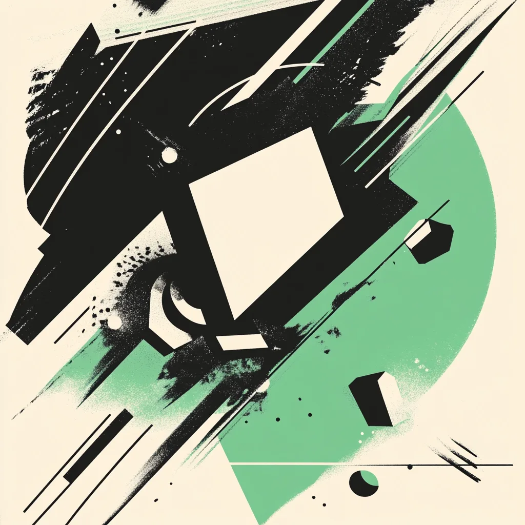 A minimalist Russian Constructivist-style propaganda poster emphasizing data sovereignty and security. The composition i