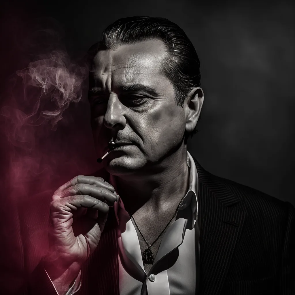 https://s.mj.run/4vK5mkcB_tw very old mafia boss, smoking, black and white photo, evil, --v 4
