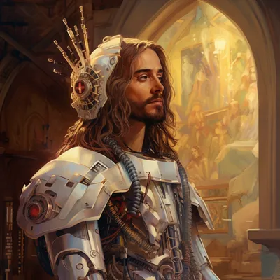 chatGPT as robot jesus --upbeta
