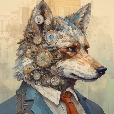 portrait of a animal that is detail-oriented, meticulous, collaborative, persistent, problem-solver, diligent, adaptable