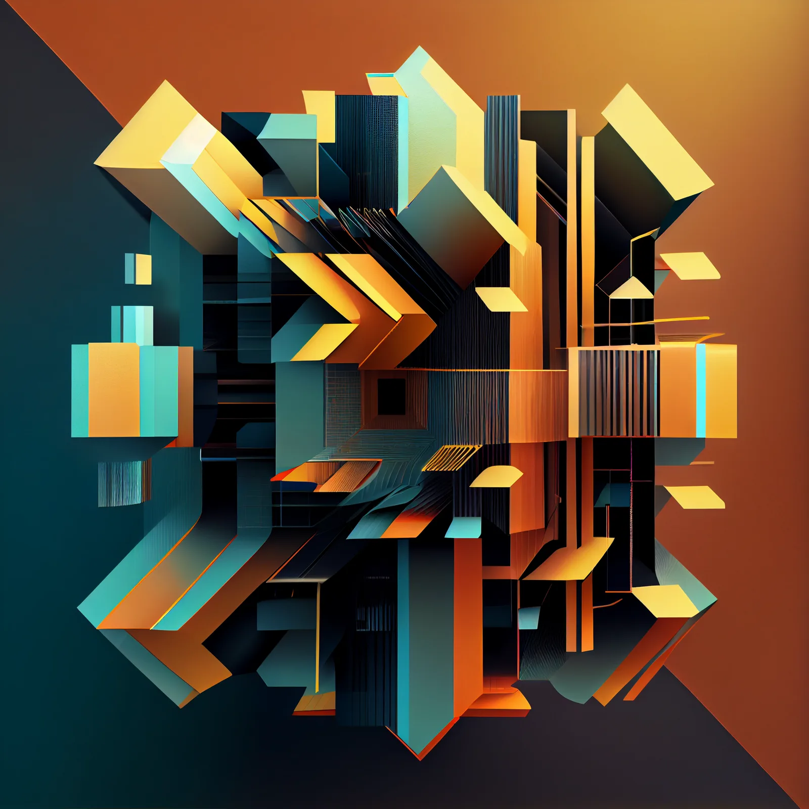 geometric digital futurism grid --upbeta