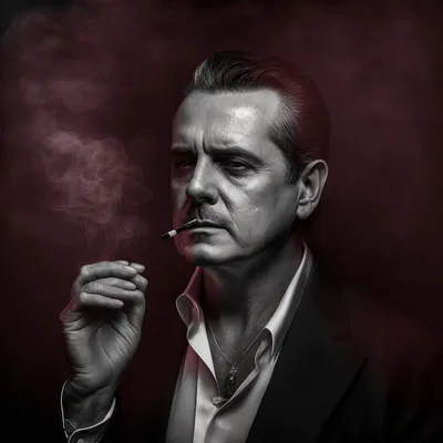 https://s.mj.run/4vK5mkcB_tw very old mafia boss, smoking, black and white photo, evil, --v 4
