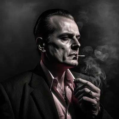 https://s.mj.run/4vK5mkcB_tw very old mafia boss, smoking, black and white photo, evil, --v 4