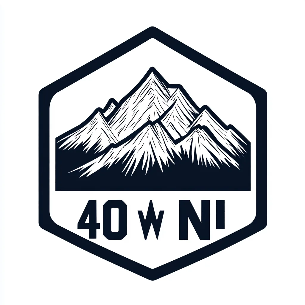 https://s.mj.run/ot_lGNv5NFQ simple shapes, Create a patch design featuring a stylized mountain illustration similar to
