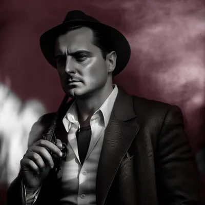 https://s.mj.run/4vK5mkcB_tw mafia boss, tommy gun, shooting, black and white photo, evil, --v 4