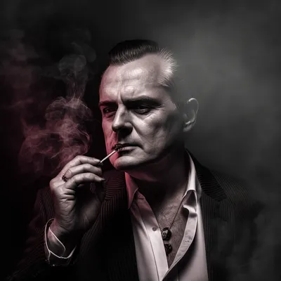https://s.mj.run/4vK5mkcB_tw very old mafia boss, smoking, black and white photo, evil, --v 4