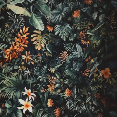 dark and tropical wallpaper
