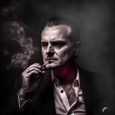 https://s.mj.run/4vK5mkcB_tw very old mafia boss, smoking, black and white photo, evil, --v 4