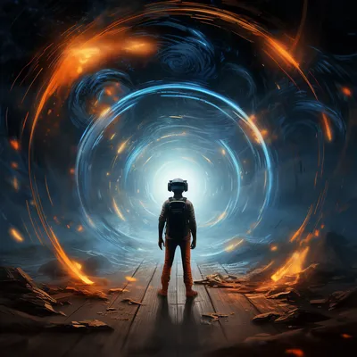 vr goggles portal to another universe --upbeta