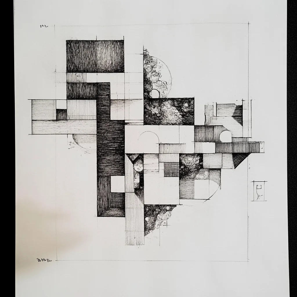 https://s.mj.run/xFzfOi-Z7Bg abstract, Architecture drawing, simple shapes
