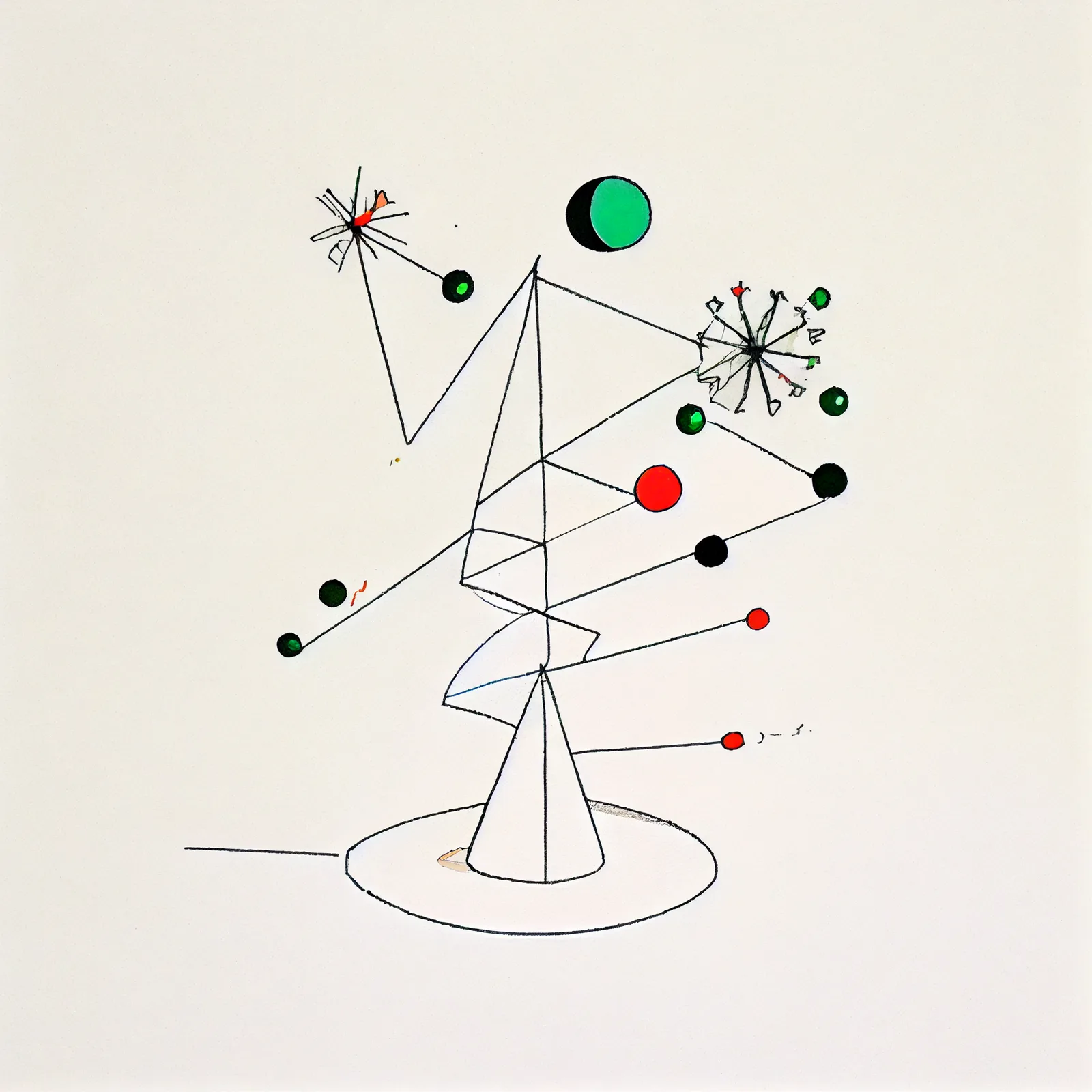 https://s.mj.run/Q_R_P0edHes complicated diagram, simple shapes, line drawing, white background, impossible machine that