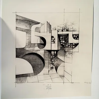 https://s.mj.run/xFzfOi-Z7Bg organic, abstract opportunity, Architecture drawing, simple shapes