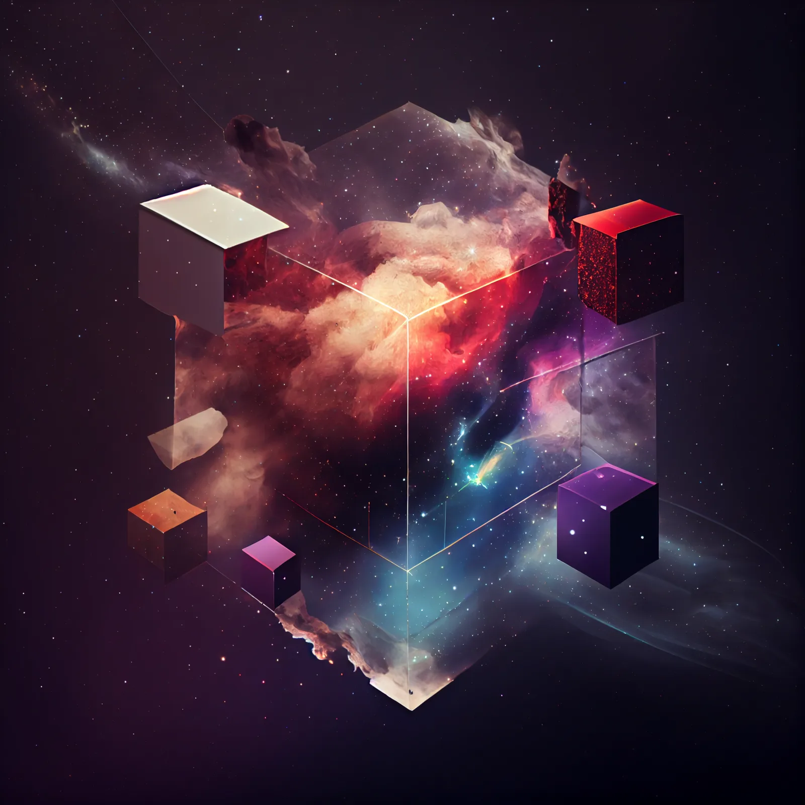 connecting to any data source, space, nebula, flat object --upbeta