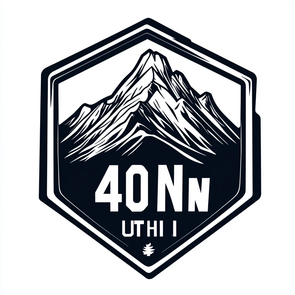 https://s.mj.run/ot_lGNv5NFQ simple shapes, Create a patch design featuring a stylized mountain illustration similar to