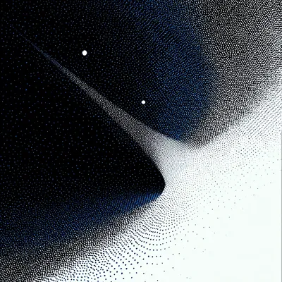 https://s.mj.run/EOWtC1-ZySo airy halftone gradients, dithering, abstract, open negative space