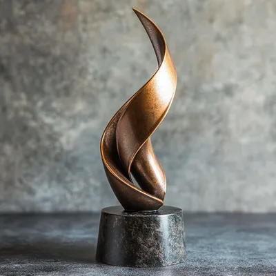 bronze metal award trophy
