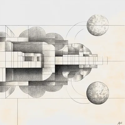 https://s.mj.run/HWS9Vh-5Tmk inclusive innovation, architecture drawing, elaborate, nebula, lines, simple shapes, comple